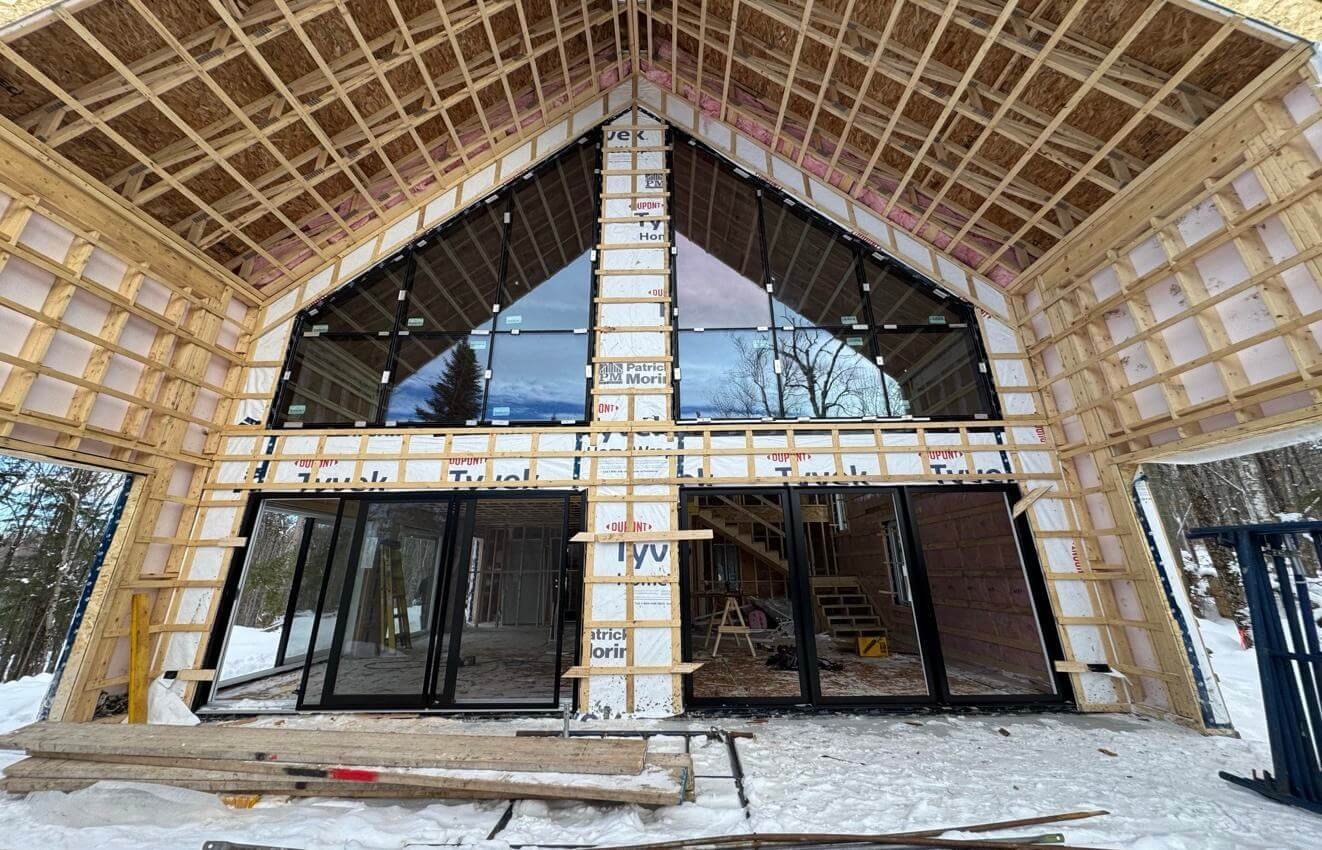 Chalet en construction