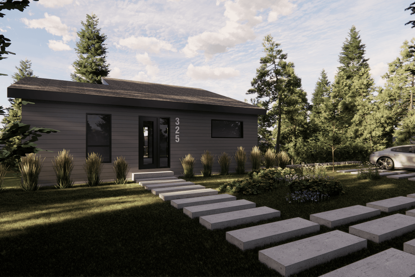 L'astucieux vue de face