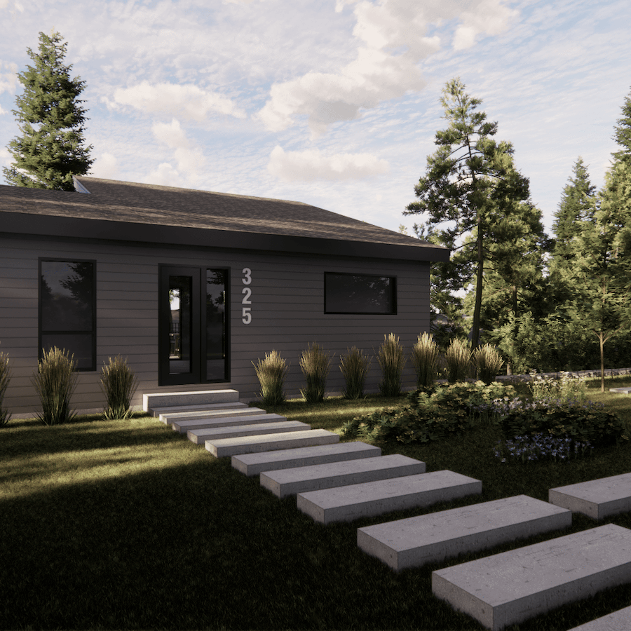 L'astucieux vue de face